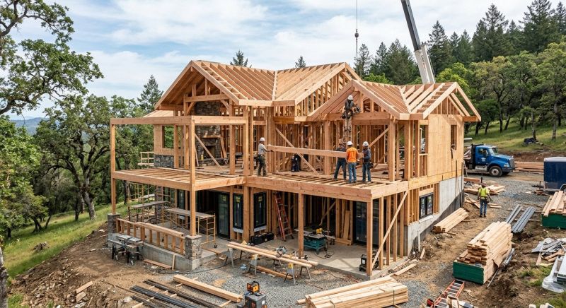 Custom House Building in Marin County, CA